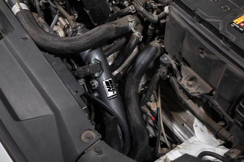 K&N 20-22 Hyundai Veloster N 2.0L L4 Aluminum Charge Pipe Kit - Gunmetal Gray-Turbo Inlets-Grocery Getter Performance