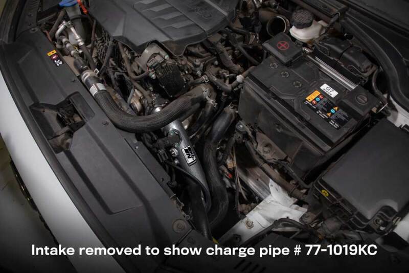 K&N 20-22 Hyundai Veloster N 2.0L L4 Aluminum Charge Pipe Kit - Gunmetal Gray-Turbo Inlets-Grocery Getter Performance