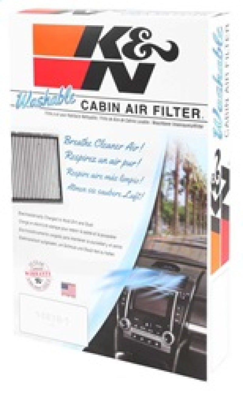 K&N 2011-2016 Jeep Wrangler 2.8/3.6L Cabin Air Filter-Cabin Air Filters-Grocery Getter Performance