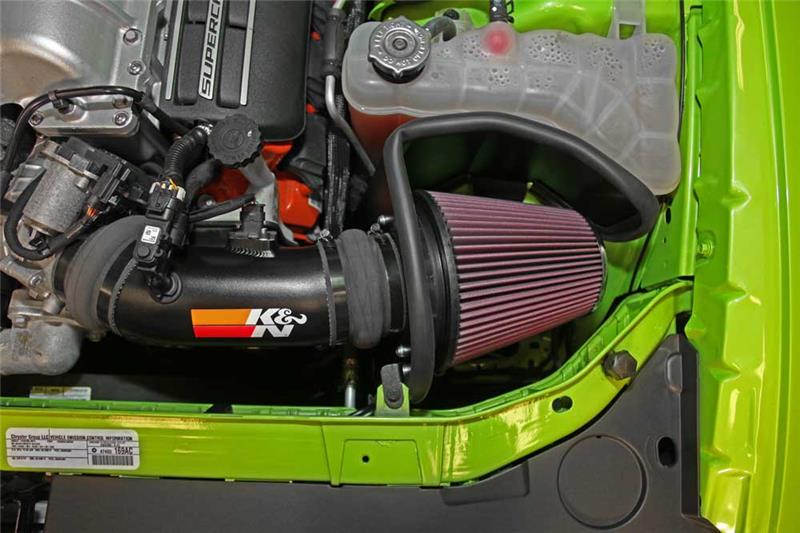 K&N 2015 Dodge Challenger/Charger 6.2L V8 Typhoon Short Ram Intake-Cold Air Intakes-Grocery Getter Performance