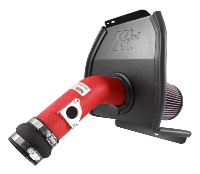 K&N 2015 Subaru WRX-STI 2.5L H4 Red Typhoon Short Ram Intake-Cold Air Intakes-Grocery Getter Performance
