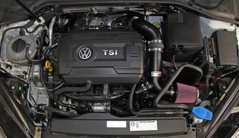 K&N 2015 Volkswagen Golf / GTI 1.8L L4 F/I Typhoon Performance Intake Performance kit-Cold Air Intakes-Grocery Getter Performance