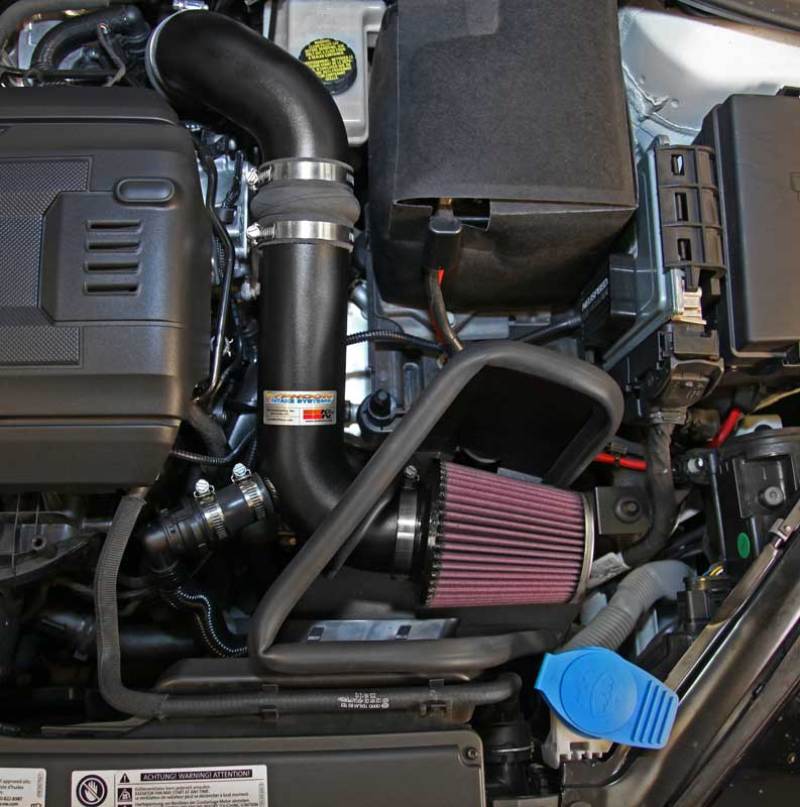 K&N 2015 Volkswagen Golf / GTI 1.8L L4 F/I Typhoon Performance Intake Performance kit-Cold Air Intakes-Grocery Getter Performance