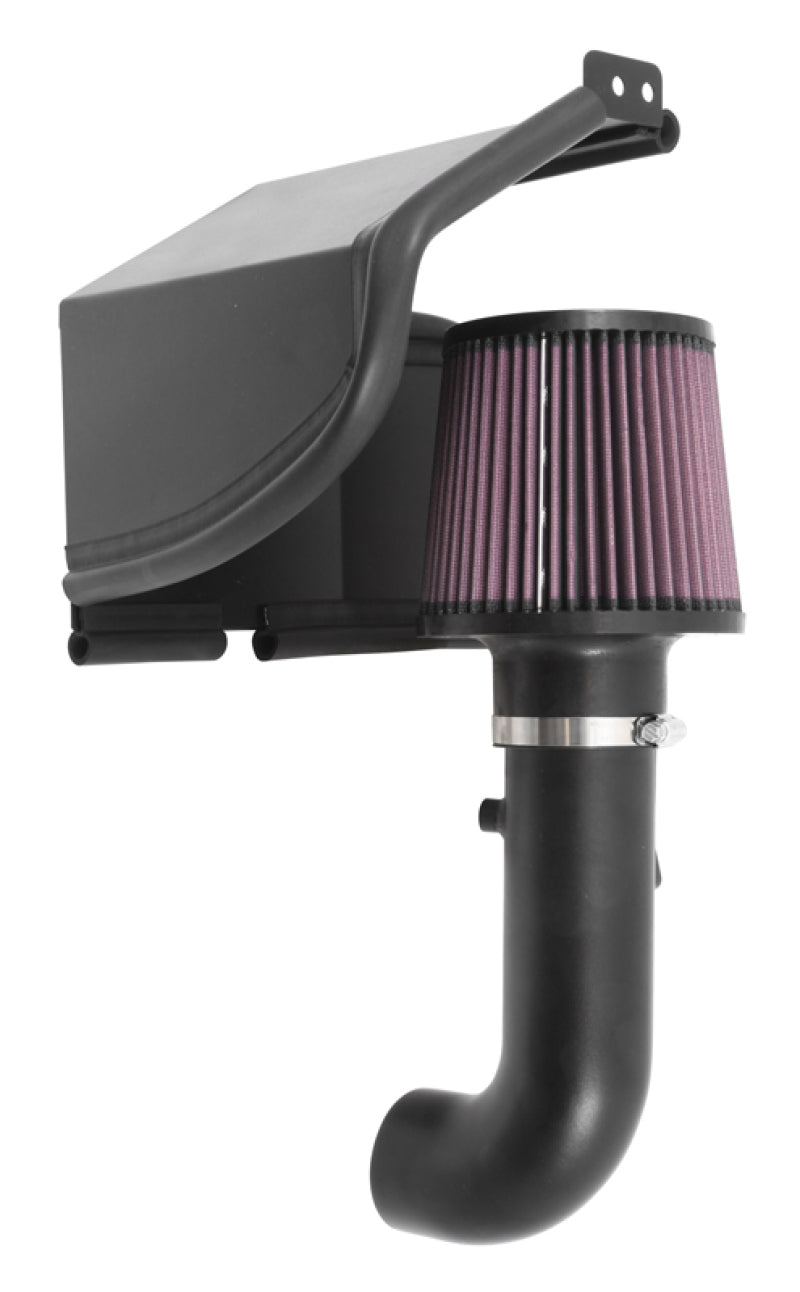 K&N 2015 WRX Black Typhoon Short Ram Intake-Cold Air Intakes-Grocery Getter Performance
