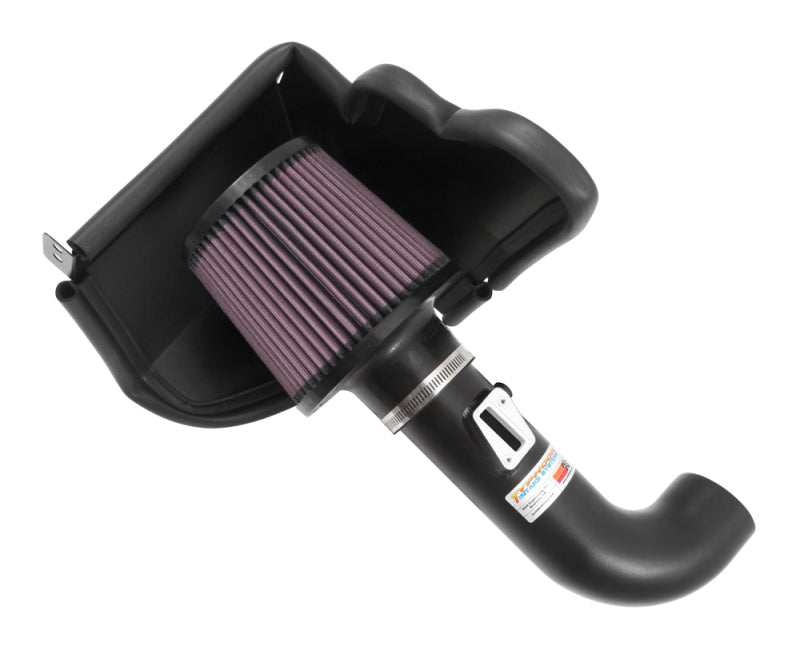 K&N 2015 WRX Black Typhoon Short Ram Intake-Cold Air Intakes-Grocery Getter Performance