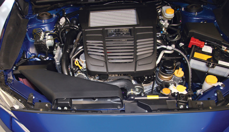 K&N 2015 WRX Black Typhoon Short Ram Intake-Cold Air Intakes-Grocery Getter Performance