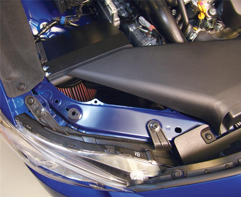 K&N 2015 WRX Black Typhoon Short Ram Intake-Cold Air Intakes-Grocery Getter Performance