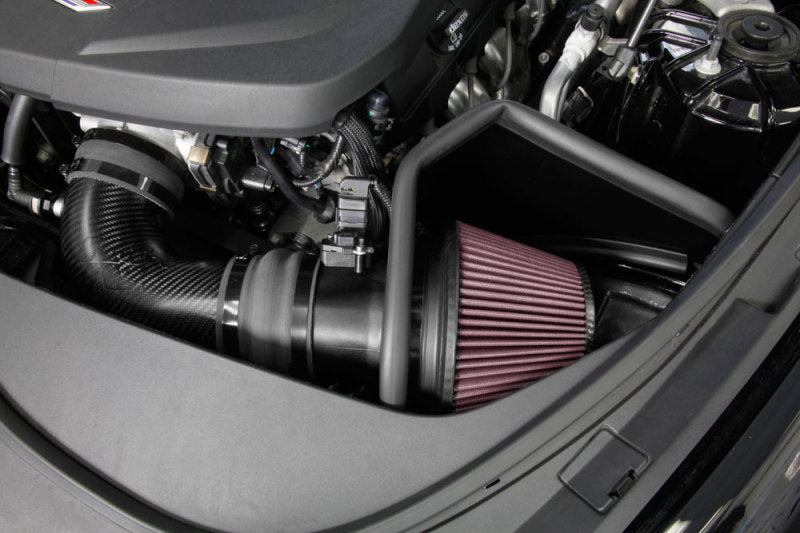 K&N 2016-2017 Cadillac CTS-V 6.2L V8 AirCharger Performance Intake-Cold Air Intakes-Grocery Getter Performance