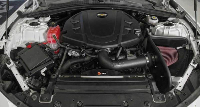 K&N 2016-2017 Chevrolet Camaro V6-3.6L F/I AirCharger Performance Intake-Cold Air Intakes-Grocery Getter Performance