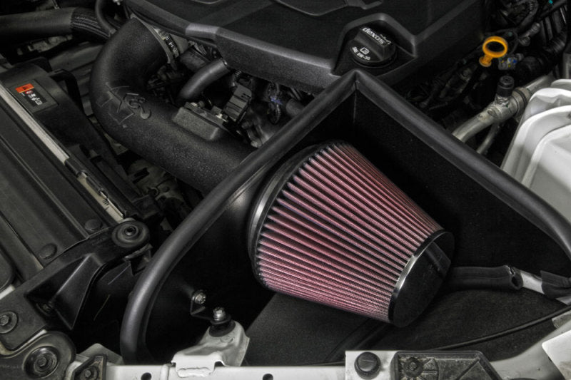 K&N 2016-2017 Chevrolet Camaro V6-3.6L F/I AirCharger Performance Intake-Cold Air Intakes-Grocery Getter Performance