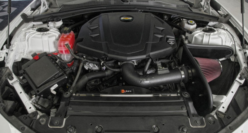 K&N 2016-2017 Chevrolet Camaro V6-3.6L F/I AirCharger Performance Intake-Cold Air Intakes-Grocery Getter Performance