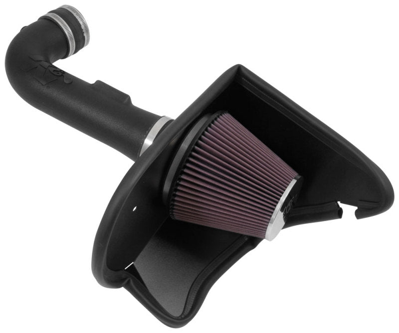 K&N 2016-2017 Chevrolet Camaro V6-3.6L F/I AirCharger Performance Intake-Cold Air Intakes-Grocery Getter Performance