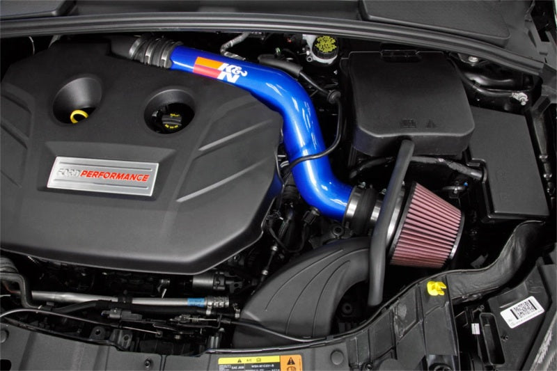 K&N 2016-2017 Ford Focus RS 2.3L Typhoon Short Ram Intake-Cold Air Intakes-Grocery Getter Performance
