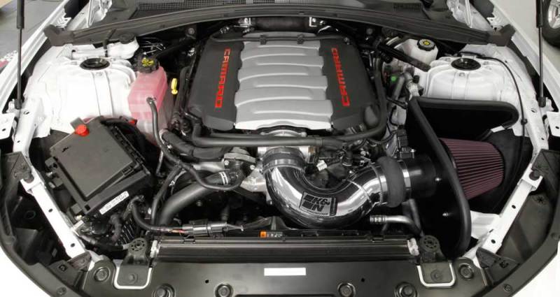 K&N 2016 Chevy Camaro SS 6.2L V8 F/I Typhoon Intake System-Cold Air Intakes-Grocery Getter Performance