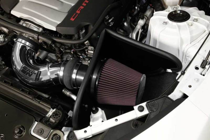 K&N 2016 Chevy Camaro SS 6.2L V8 F/I Typhoon Intake System-Cold Air Intakes-Grocery Getter Performance