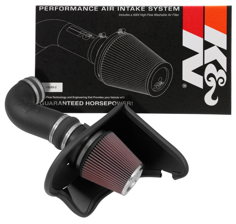 K&N 2016 Chevy Camaro SS V8-6.2L AirCharger Performance Intake-Cold Air Intakes-Grocery Getter Performance