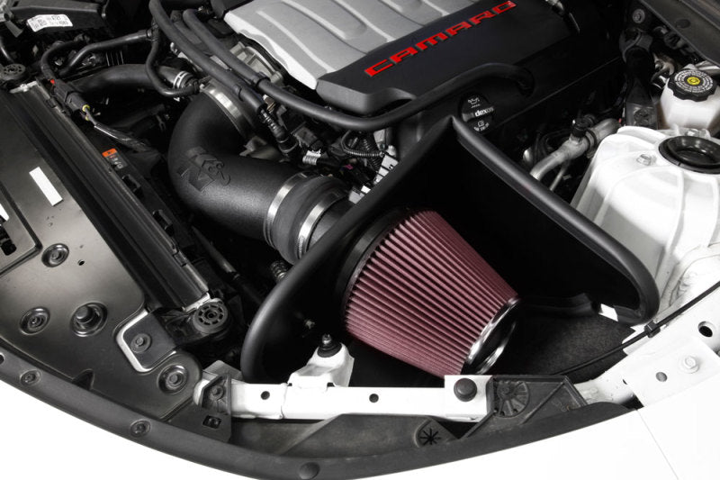 K&N 2016 Chevy Camaro SS V8-6.2L AirCharger Performance Intake-Cold Air Intakes-Grocery Getter Performance