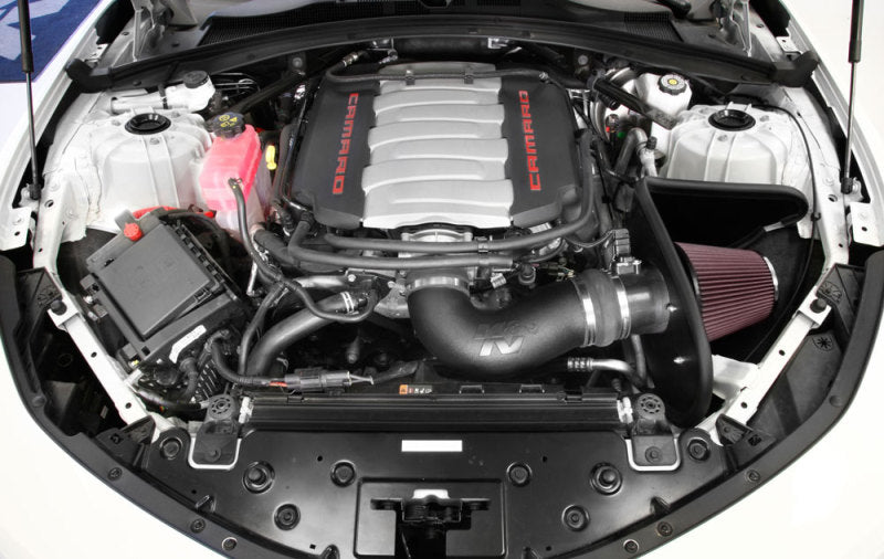 K&N 2016 Chevy Camaro SS V8-6.2L AirCharger Performance Intake-Cold Air Intakes-Grocery Getter Performance