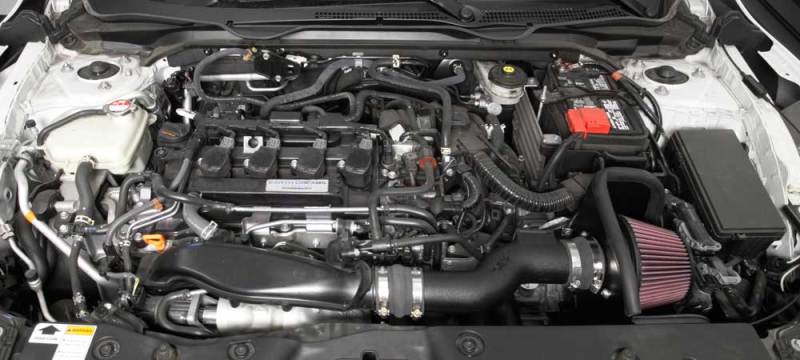 K&N 2016 Honda Civic L4-1.5L AirCharger Performance Intake Kit-Cold Air Intakes-Grocery Getter Performance