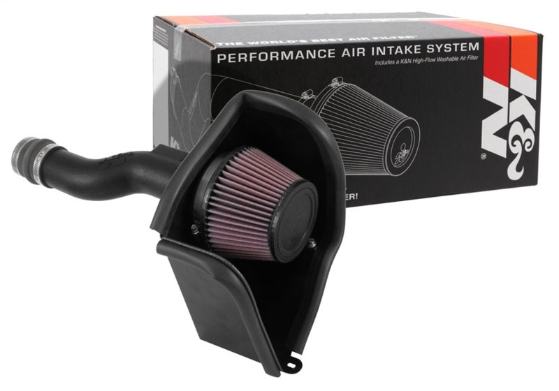 K&N 2016 Honda Civic L4-1.5L AirCharger Performance Intake Kit-Cold Air Intakes-Grocery Getter Performance