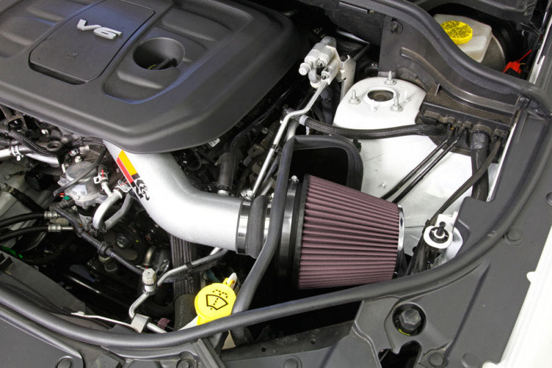 K&N 2016 Jeep Grand Cherokee V6-3.6L Performance Intake Kit-Cold Air Intakes-Grocery Getter Performance