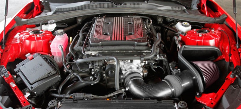 K&N 2017 Chevrolet Camaro ZL1 V8-6.2L AirCharger Performance Intake-Cold Air Intakes-Grocery Getter Performance