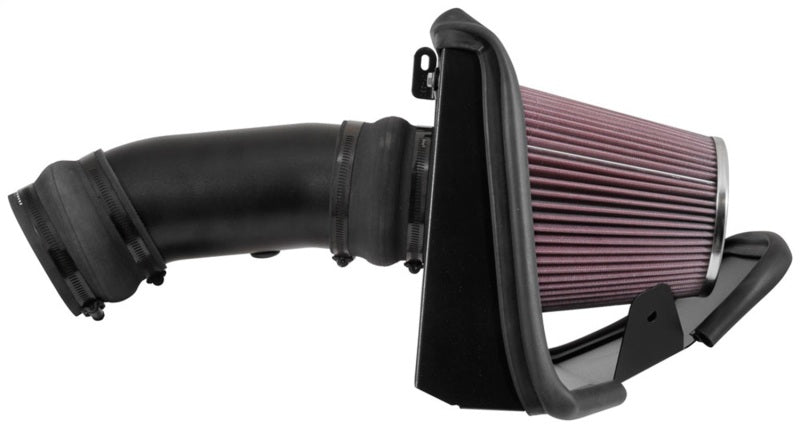 K&N 2017 Dodge Challenger Hellcat SC V8-6.2L F/l Typhoon Air Intake-Cold Air Intakes-Grocery Getter Performance