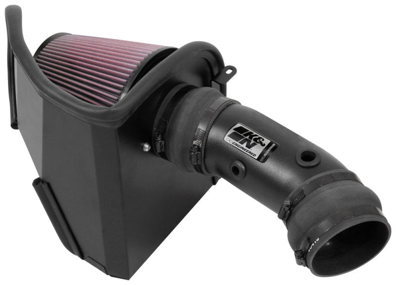 K&N 2017 Dodge Challenger Hellcat SC V8-6.2L F/l Typhoon Air Intake-Cold Air Intakes-Grocery Getter Performance