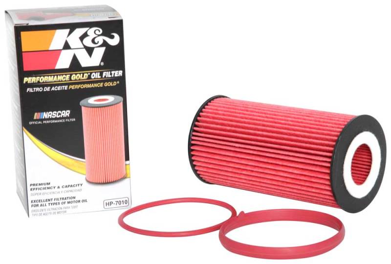 K&N 2018 Audi RS3 2.5L Cartridge Oil Filter-Oil Filters-Grocery Getter Performance