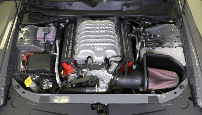 K&N 2018 Dodge Challenger Demon V8-6.2L F/I AirCharger Performance Intake-Cold Air Intakes-Grocery Getter Performance