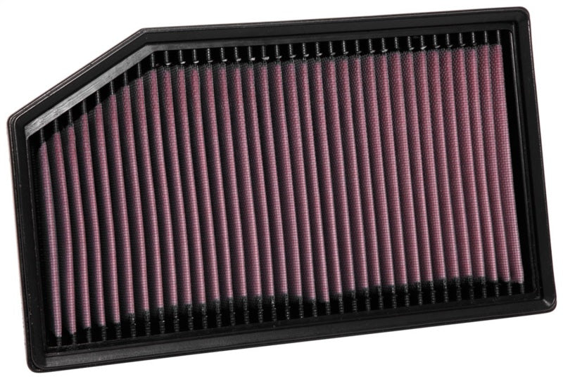K&N 2018 Jeep Wrangler JL 2.0L/3.6L F/I Drop In Air Filter-Air Filters - Drop In-Grocery Getter Performance