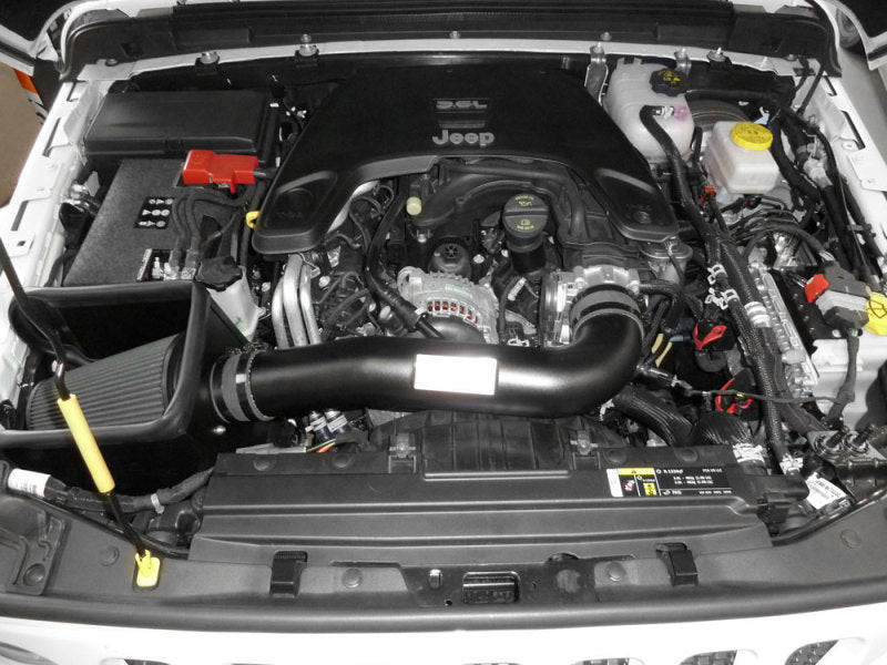 K&N 2018 Jeep Wrangler JL V6-3.6L F/I Blackhawk Performance Intake Kit (No Jeep Grand Cherokee)-Cold Air Intakes-Grocery Getter Performance