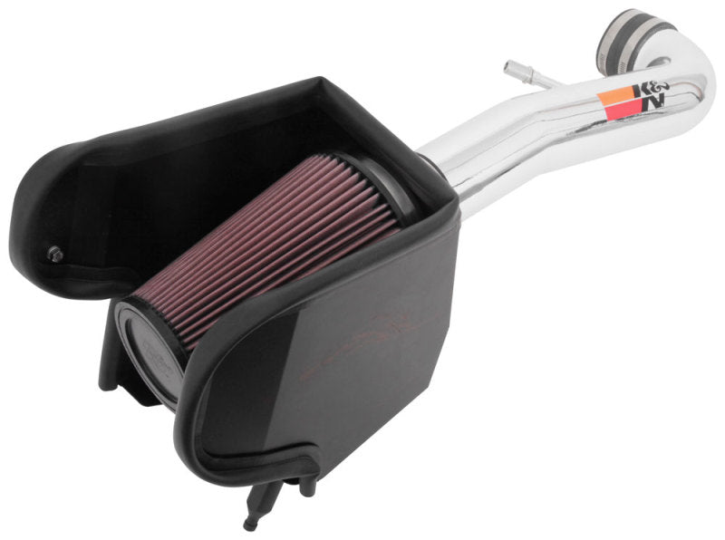 K&N 2018 Jeep Wrangler JL V6-3.6L High Flow Performance Kit-Cold Air Intakes-Grocery Getter Performance