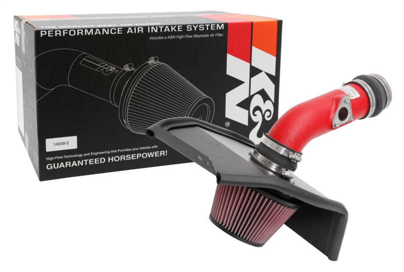 K&N 2018 Subaru WRX STI H4-2.5L F/I Typhoon Performance Intake-Cold Air Intakes-Grocery Getter Performance
