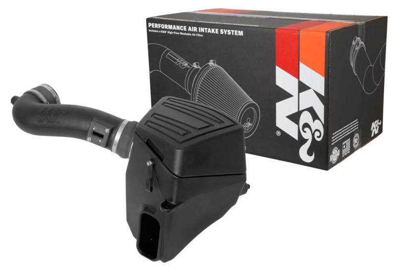 K&N 2019 Chevrolet / GMC 1500 V8-5.3/6.2L F/I AirCharger Performance Intake-Cold Air Intakes-Grocery Getter Performance