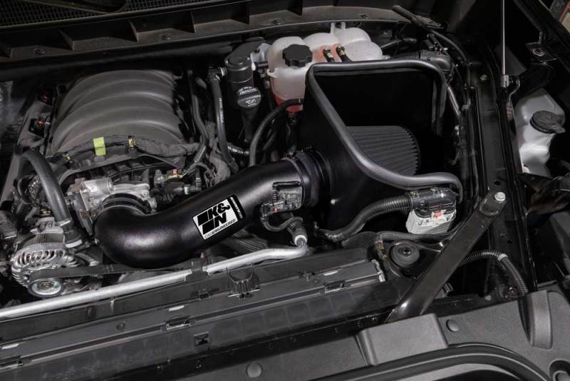 K&N 2019 Chevrolet Silverado 1500 5.3L V8 Black Performance Intake Kit-Cold Air Intakes-Grocery Getter Performance
