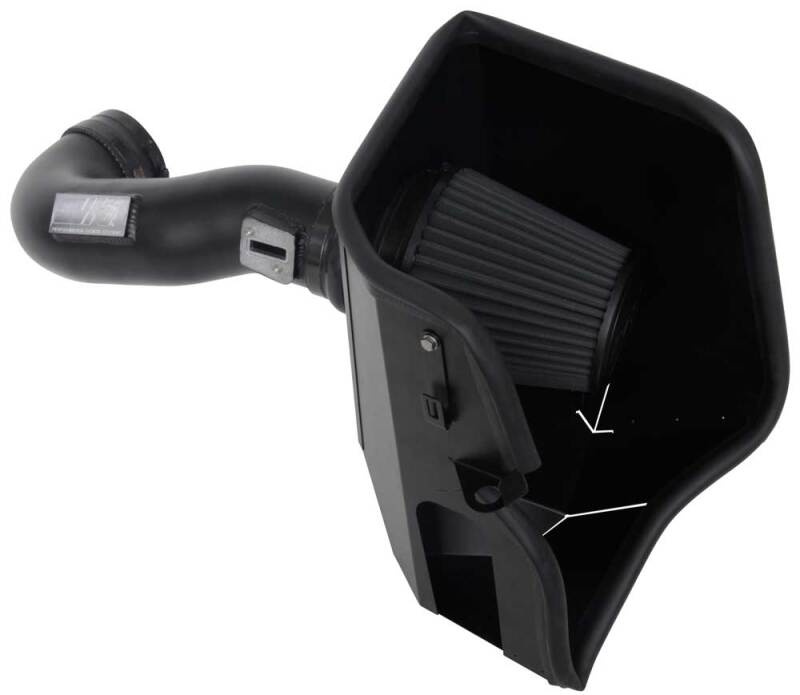K&N 2019 Chevrolet Silverado 1500 5.3L V8 Black Performance Intake Kit-Cold Air Intakes-Grocery Getter Performance