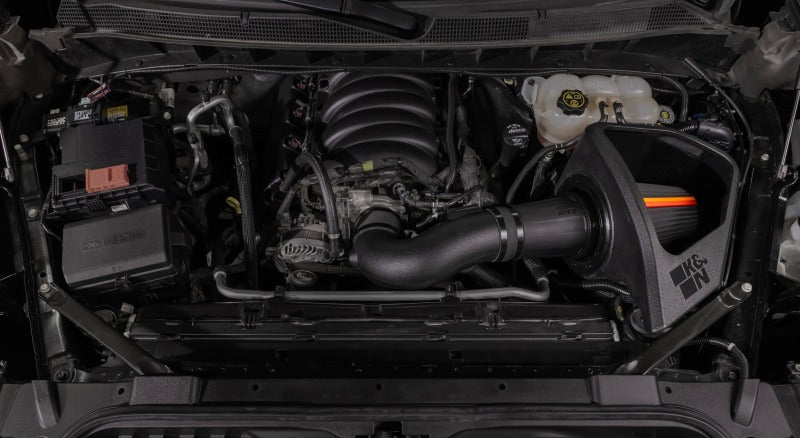 K&N 2019+ Chevrolet Silverado 1500 V8 5.3L/6.2L F/L NextGen DryFlow-Cold Air Intakes-Grocery Getter Performance