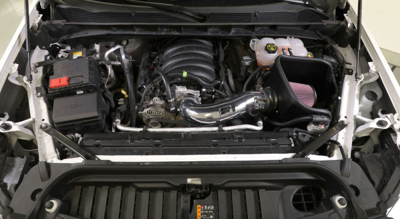 K&N 2019 Chevy Silverado / GMC Sierra 1500 V8-5.3/6.2L Performance Air Intake Kit-Cold Air Intakes-Grocery Getter Performance