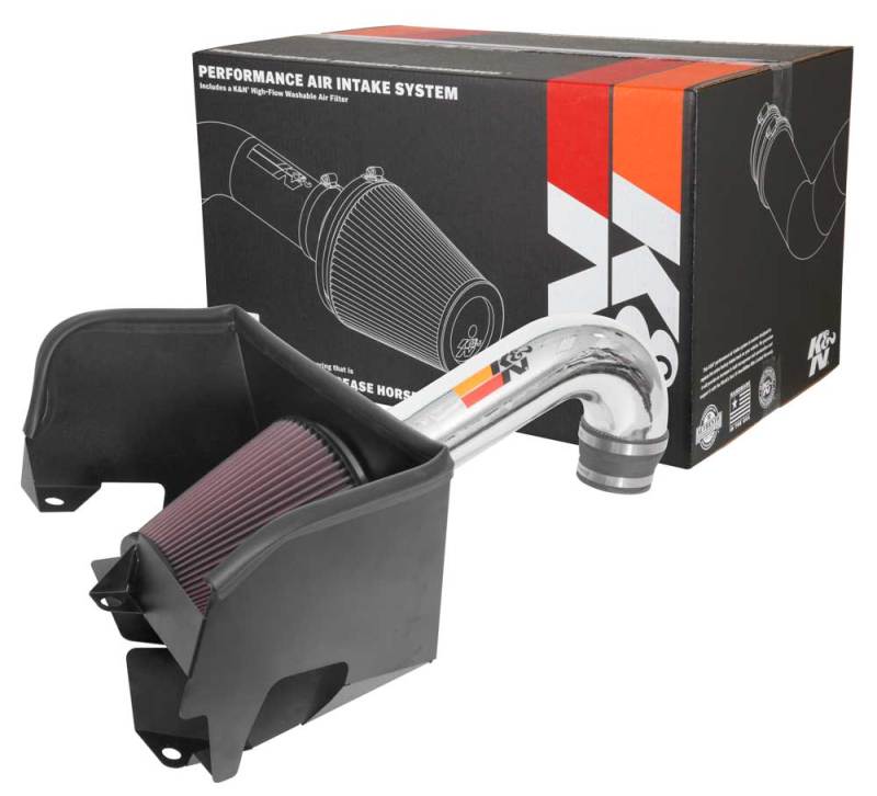 K&N 2019 Dodge Ram 1500 5.7L V8 F/I High Flow Performance Kit-Cold Air Intakes-Grocery Getter Performance