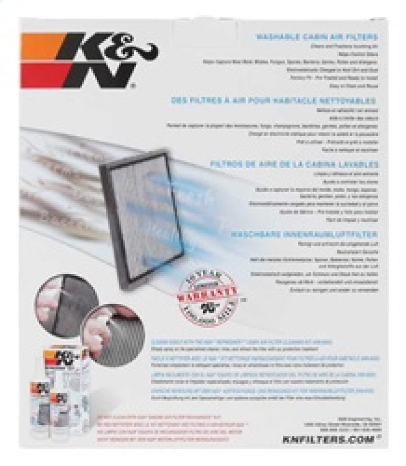 K&N 2019 RAM 1500 3.6L/5.7L Cabin Air Filter-Cabin Air Filters-Grocery Getter Performance