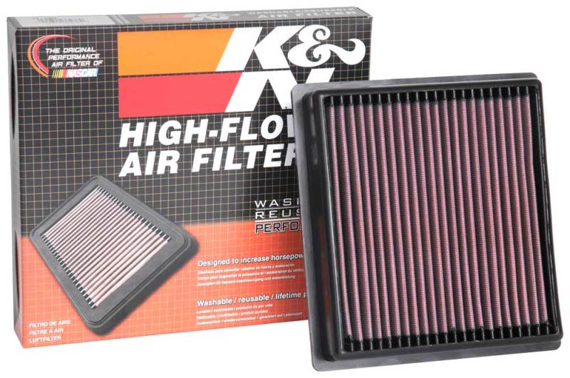 K&N 2019 Subaru WRX STI 2.5L F/I Replacement Air Filter-Air Filters - Drop In-Grocery Getter Performance