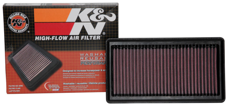 K&N 2020 Hyundai Venue L4-1.6L F/I Replacement Air Filter-Air Filters - Drop In-Grocery Getter Performance