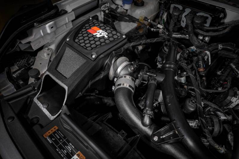 K&N 2021 Ford Bronco V6-2.7L F/I AirCharger Performance Intake-Cold Air Intakes-Grocery Getter Performance
