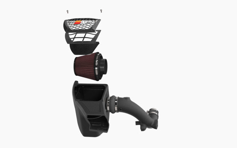 K&N 2021+ Ford Bronco VL4-2.3L F/I AirCharger Performance Intake-Cold Air Intakes-Grocery Getter Performance