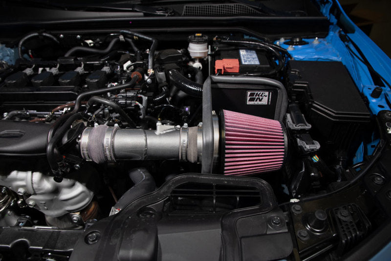K&N 2022 Honda Civic 1.5L Turbo L4 Silver Typhoon Intake-Cold Air Intakes-Grocery Getter Performance