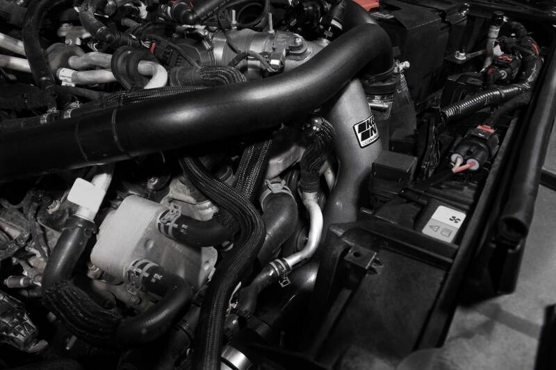 K&N 2023 Ford Bronco Raptor 3.0L V6 Aluminum Charge Pipe Kit - Gunmetal Gray-Turbo Inlets-Grocery Getter Performance