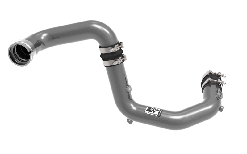 K&N 2023 Ford Bronco Raptor 3.0L V6 Aluminum Charge Pipe Kit - Gunmetal Gray-Turbo Inlets-Grocery Getter Performance