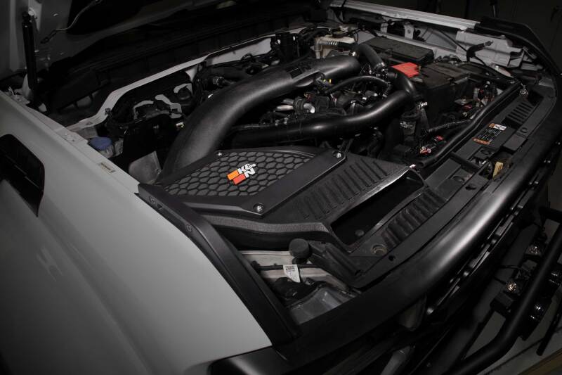 K&N 2023 Ford Bronco Raptor V6 3.0L F/I 63 Series AirCharger Performance Air Intake System-Cold Air Intakes-Grocery Getter Performance