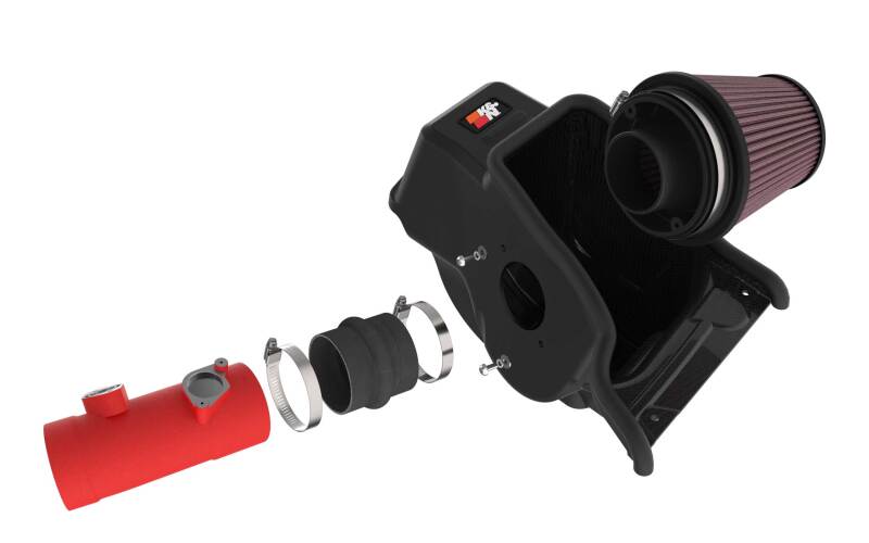 K&N 2023+ Honda Civic Type R / 2024+ Acura Integra Type S Performance Air Intake System-Cold Air Intakes-Grocery Getter Performance